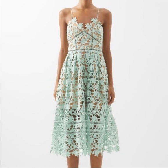 Self-Portrait Dresses & Skirts - Self Portrait Azalea Dress Mint Green Size 2 NEW